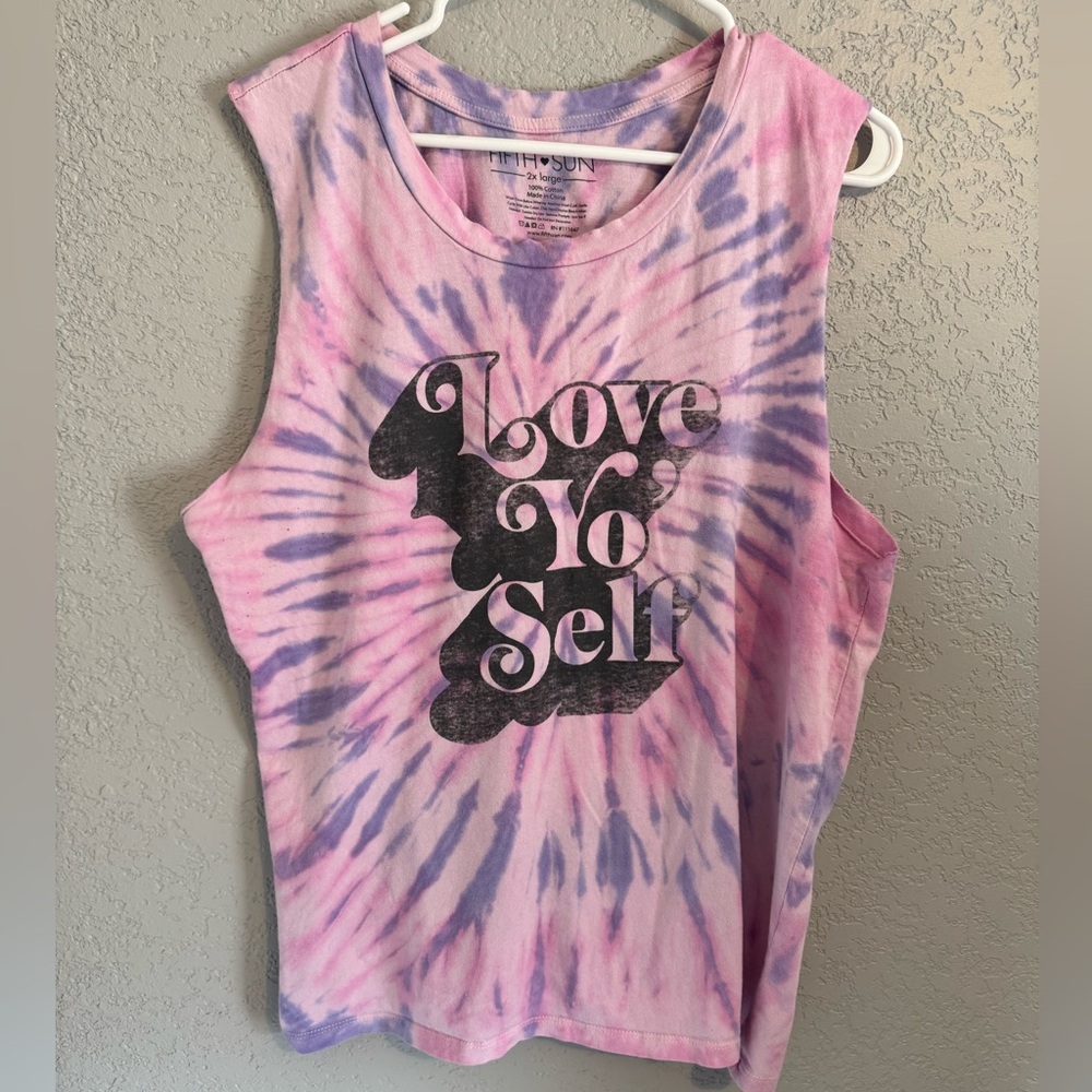 Fifth Sun Tie-Dye Muscle Tee